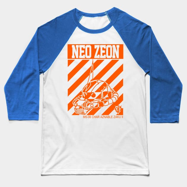 ZAKU ORANGE Baseball T-Shirt by 10thstreet